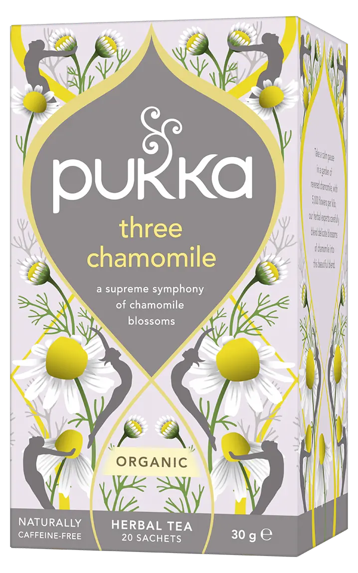 Pukka Tea Three Chamomile pack