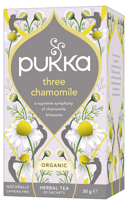 Pukka Tea Three Chamomile pack