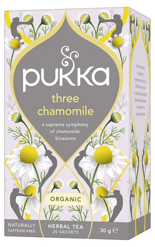 Pukka Tea Three Chamomile pack