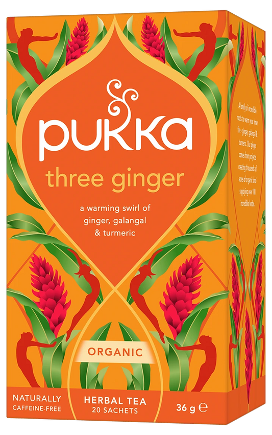 Pukka Tea Three Ginger pack