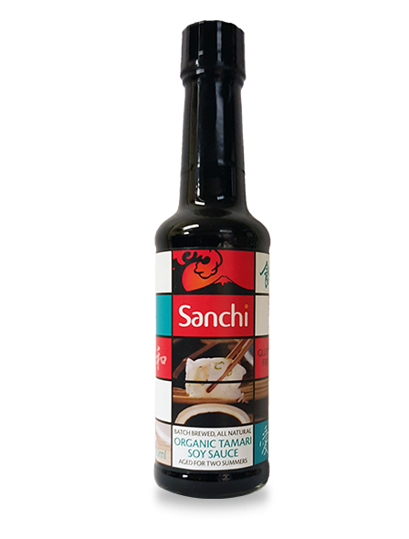 Sanchi Organic Tamari Soy Sauce Gluten Free 150ml bottle