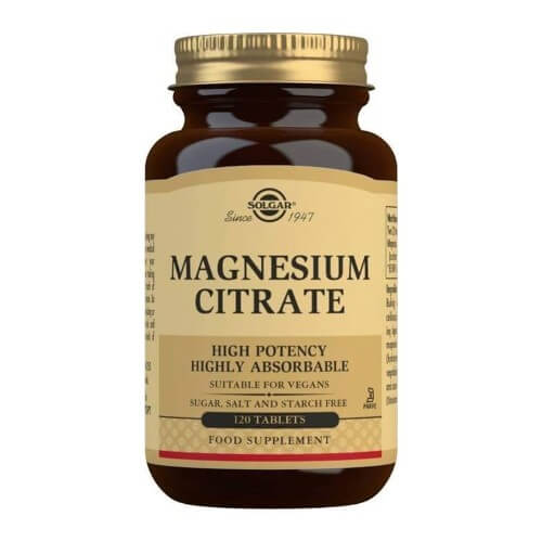 Solgar Magnesium Citrate 120 tablets