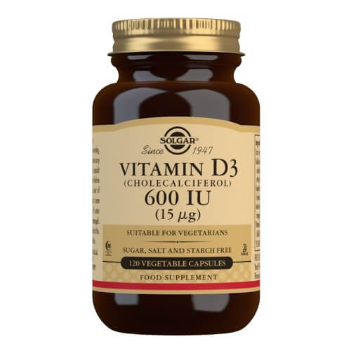 Solgar Vitamin D3 600iu 120 capsules