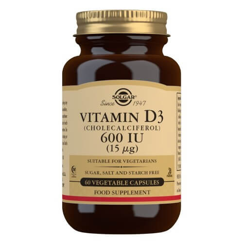 Solgar Vitamin D3 600iu 60 capsules