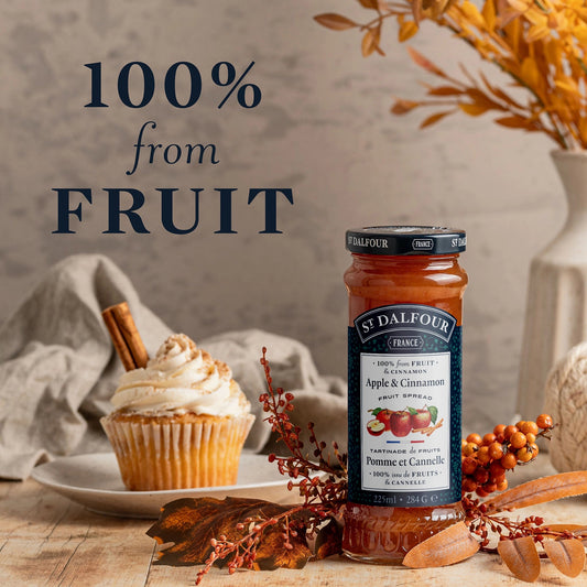 St Dalfour Apple & Cinnamon Preserve serving suggestion