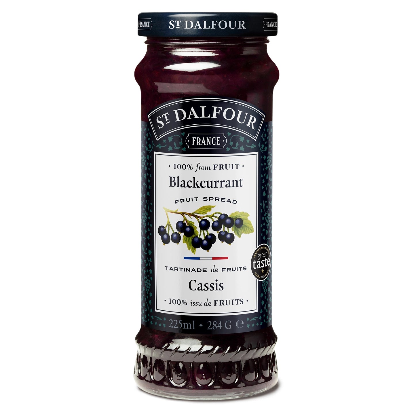 St Dalfour Blackcurrant Preserve 284g jar