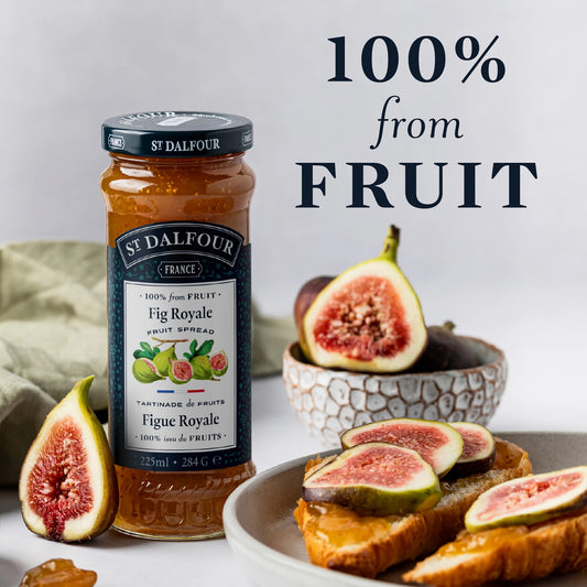 St Dalfour Fig Royale Preserve serving suggestion