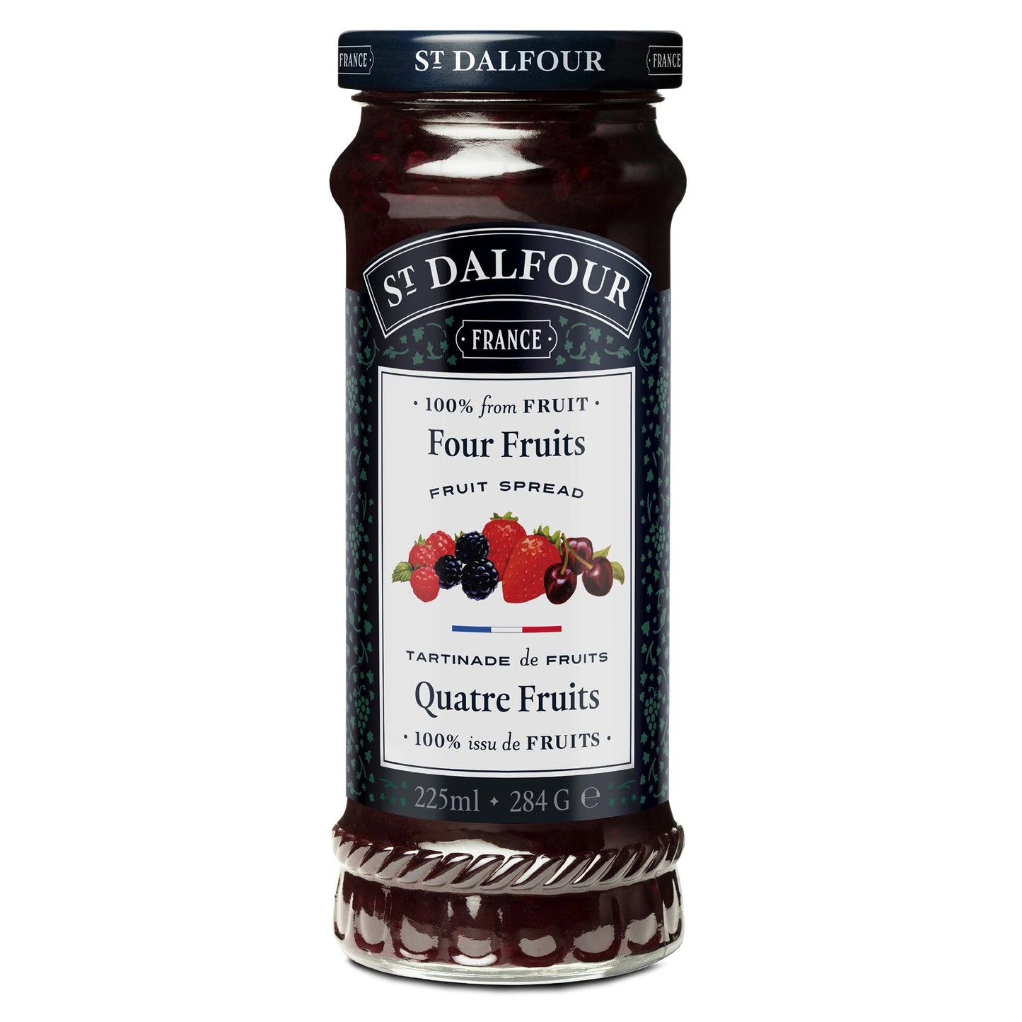 St Dalfour Four Fruits Preserve 284g jar