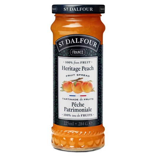 St Dalfour Heritage Peach Preserve 284g jar