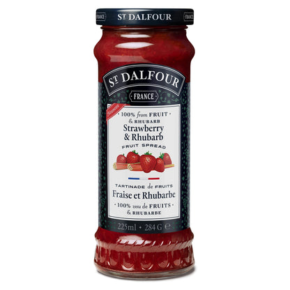 St Dalfour Strawberry & Rhubarb Preserve 284g jar