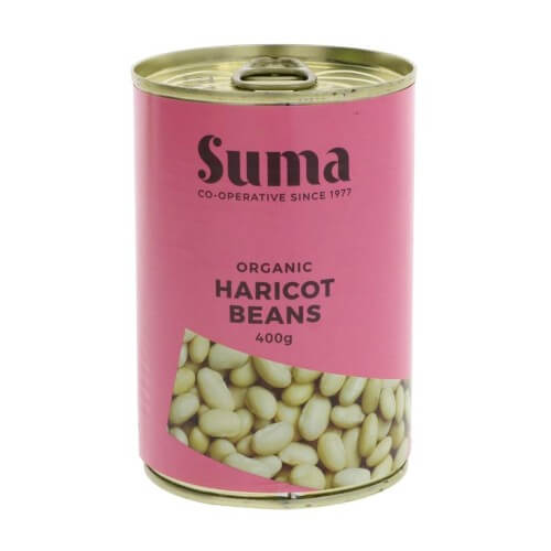Suma Organic Haricot Beans 400g Tin