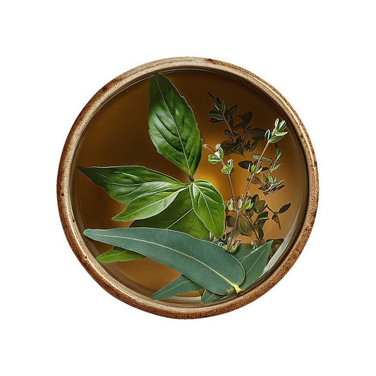 Yogi Tea Breathe Deep brewed tea from above