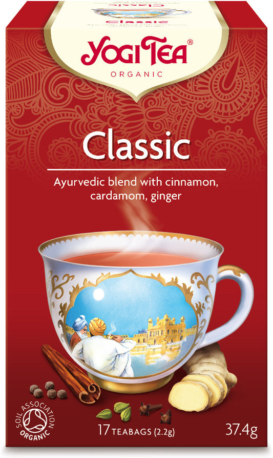 Yogi Tea Classic organic herbal tea box, 17 bags