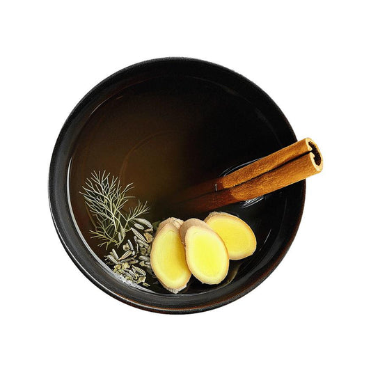 Yogi Tea Himalaya brewed tea from above